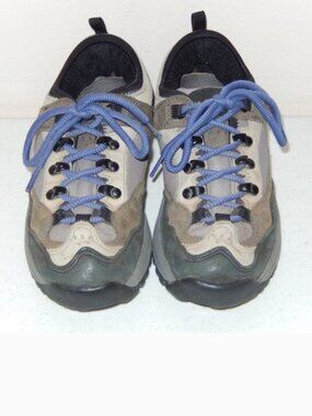 Vasque 6 Hiking Shoes Boots Gray Tan Sport